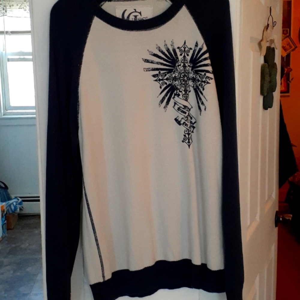 men's guess sweater